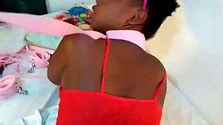 i love how this ebony goddess leashes up for doggystyle fucking, her big black sexy ass getting slapped and flogged by mastermeat1 until she submits