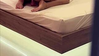 Curvy Mother-in-Law with Big Ass Rides Huge Cock in Homemade Quickie. She Gets Rough Sex and Tight Pussy Licking Behind Her Back.