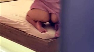 Curvy Mother-in-Law with Big Ass Rides Huge Cock in Homemade Quickie. She Gets Rough Sex and Tight Pussy Licking Behind Her Back.