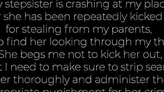 Teaching my step-sister a lesson with rough doggystyle creampie punishment