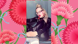 Sissy voice feminization training guided by findom instructions.