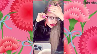 Sissy voice feminization training guided by findom instructions.