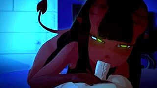 meru succubus sucks every cock!!