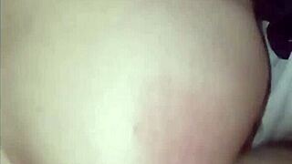 Amateur 18 Year Old Latina with Big Ass Fucks Big Cock in Passionate Homemade Hotel Sex with Orgasm