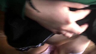 want milk from my soaked student panties for cash in this abandoned house?