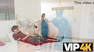 Vip4k Preparing for Cumstume Party with Mature Milf Mother in Law and Big Tits Fucking