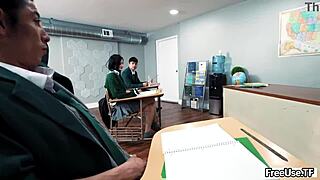 teacher gives whitney oc extra credit with david lee and joshua lewis pounding