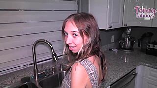 Why does older seth brogan fuck petite breezy with creampie doggystyle as soon as his wife is away?