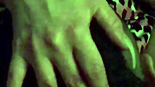 Fuschia Leopard licks pussy close-up?