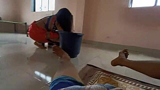 desi maid gets roughly fucked hard by young indian boss pov