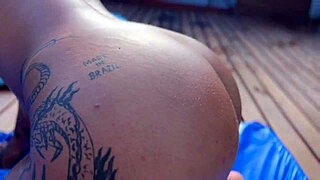 pool party at the mansion turns wild with friend's wife and her hot young stepdaughter getting naked.