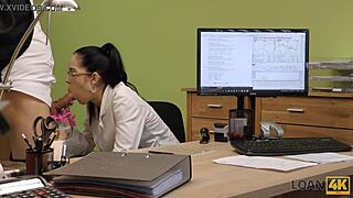 sexy teen trades blowjob for new instruments?