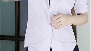 schoolgirl uniform teen trades sexy homemade clip for cash