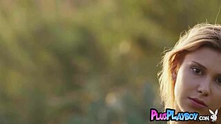 wow petite teen emily rise bares perfect body outdoors!