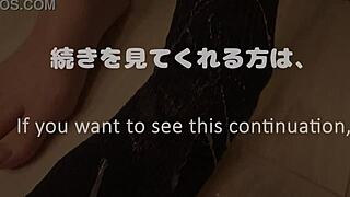 Training My Foot Slave with Teasing Socks Footjob and Cumshot Finish