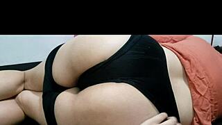 with my best friend after gym in tight latex leggings