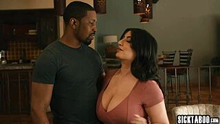 whoops, big tits arab milf sarah shares her husband isiah maxwell's cock with hot blonde babe