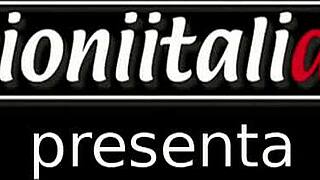 italian femdom mistress dominates burglar thief with foot licking spit