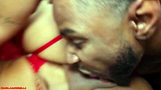 Homemade Big Black Booty African Milf Babe Rides Monster BBC Cowgirl Raw