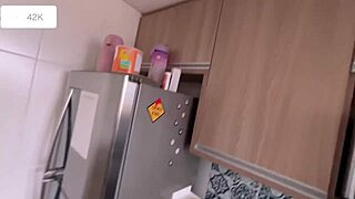 Touring new apartment then rough fucking skinny amberzinha backstage