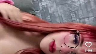 cute latina plays around being super playful and beautiful