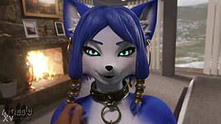 breed that blue vixen milf's furry pussy with big cock cum!