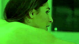 Busty tattooed lesbians scissor and facesit in steamy threeway massage