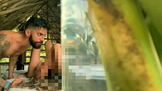 giving beach massages to horny tourists with hot music!