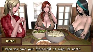 Goth milf wakes boy with deepthroat blowjob!!