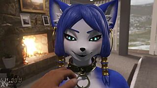 breed that blue vixen milf's furry pussy with big cock cum!