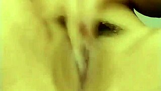 Spy catches intense solo masturbation closeup