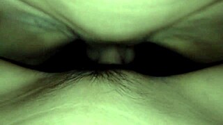 amateur babe's shaved tight pussy and ass take wild big cock orgasm ride