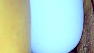 Sexy Latina Wife's Tight Pussy Creampie Closeup!