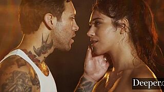 Brooklyn Gray Deepens Five Cock Bukkake Fantasy