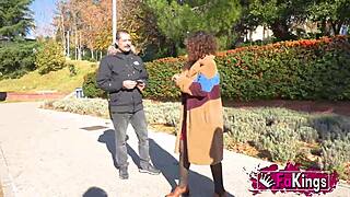 elena de la vega hunts street stud for public doggystyle pounding