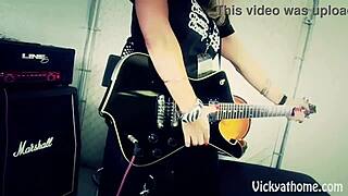 vicky vette soaks big boobs in huge cum loads