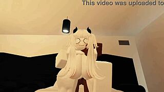 Roblox Shy Girl Turns Cock-Riding Cumslut