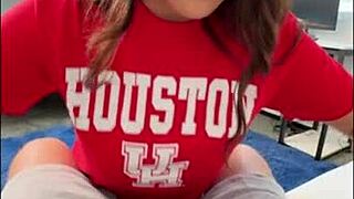 i saw serena sterling's perfec ass in dorm n fucked her crazy hard lol