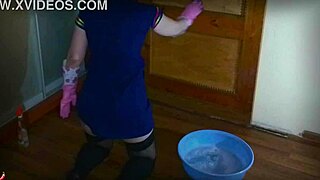 Ever dreamed of mrs lazinski as your submissive short-haired mature maid in stockings?