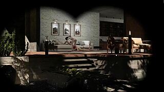 lets dive into carolines fantasies cabin rental strap-on pussy play gangbang 😈🍆👅