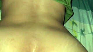 chubby shaved pussy takes full anal pounding