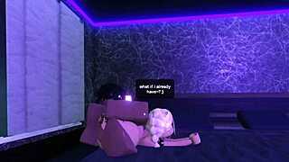 roblox pawg hits the club dancing then cheats with huge cock at gloryhole