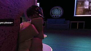 roblox pawg hits the club dancing then cheats with huge cock at gloryhole