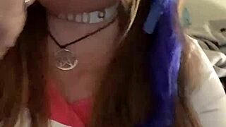 Kandy Kane's fat tits deepthroat blowjob slurp! 🍆💦