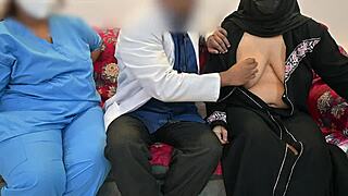 Doctor Pounds Patient as Nurse Watches Hungrily