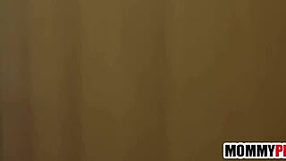 stepmom gets dped by step sons 😈 double anal fun