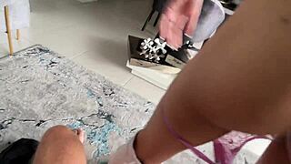 petite latina teen fucks old man pov before date