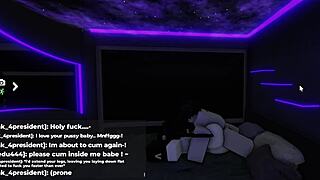 Cute big ass teen gets soulfucked hard by sexy roblox succubus