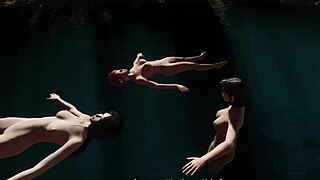 lets dive into carolines fantasies cabin rental strap-on pussy play gangbang 😈🍆👅