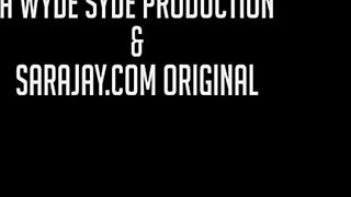 babe sara jay fucks huge double-head toy to orgasm